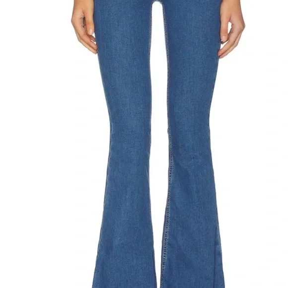 Free People Denim Flare Jeans - Picture 6 of 6